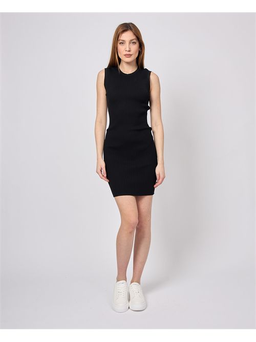 Silvian Heach ribbed knit short dress SILVIAN HEACH | GPP25078VEBLACK